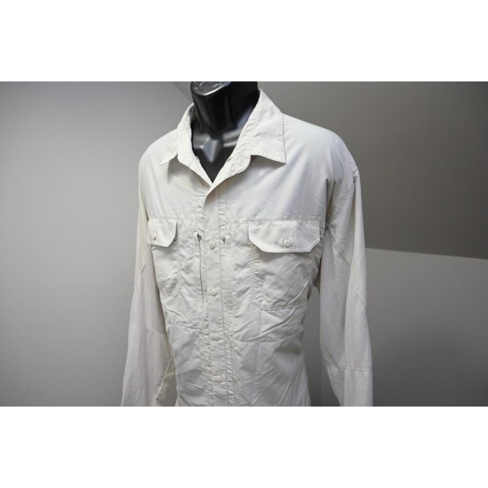 Kuhl Mountain Button Up Camp Shirt Vented Long Sleeve Beige Mens Size 2XL